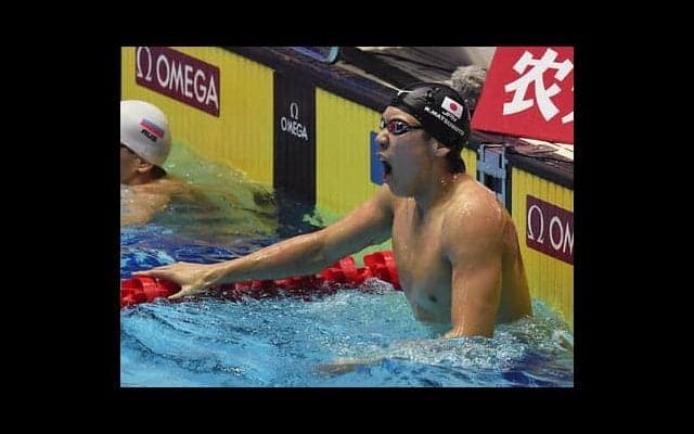 松元克央が世界水泳で銀メダル。急成長の要因はコーチとの二人三脚