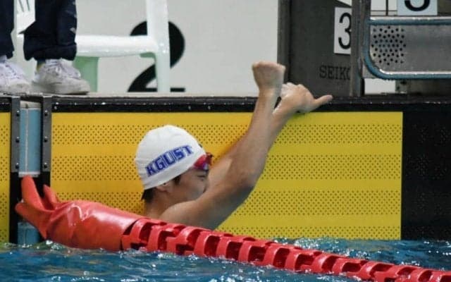 【水上競技部競泳パート】　平松が５０㍍自由形で優勝！その他入賞者多数