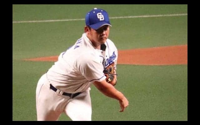 中日松坂、初回から大荒れ　わずか3球で先制点献上、4連打で2点目失う