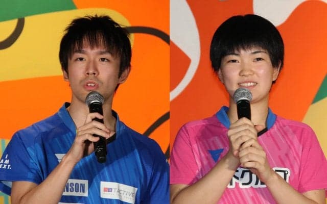 リオ銀・丹羽孝希、小池都知事と対戦　26日オープン「ping-pong ba」でセレモニー