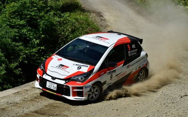 TGR Vitz GRMN Rally、猛暑となった初開催の横手ラリーをトラブルなく走り切り3位
