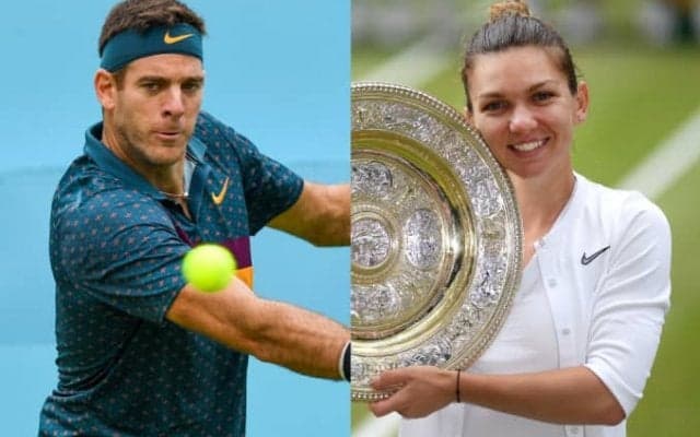 束の間の休息を愛する人と過ごすテニス選手たち