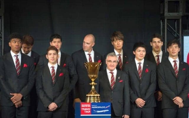 バスケ界の期待、鈴木大地長官がチームを激励「東洋の魔女のように日本を一つに」