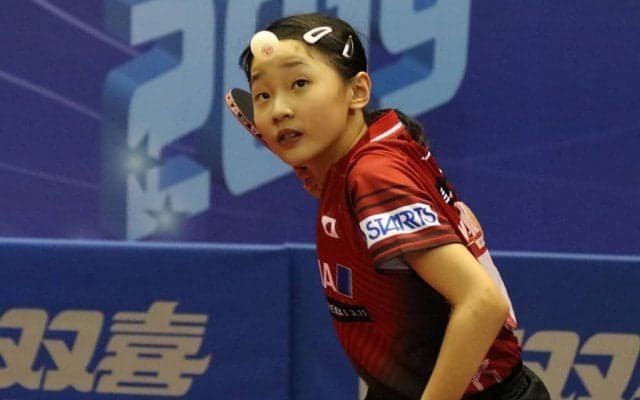 張本美和、ホープス優勝で3世代V達成＜卓球・全日本ホカバ女子＞