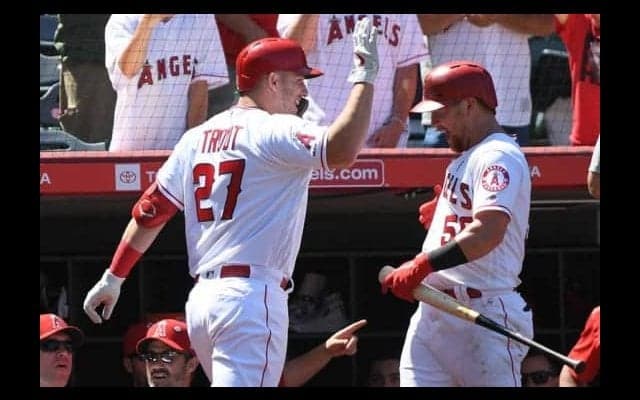 【MLB】エ軍トラウト、球団新記録の7月、月間13本塁打！　第3打席で35号ソロ放ち達成