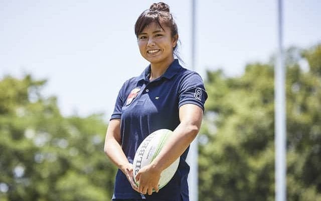 女子ラグビー桑井亜乃の限定ポロシャツ発売…GoldenBear