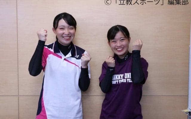【ソフトテニス部女子】『明日開幕！インカレ直前特集』　東日本インカレ３位のナカヨシが復活に燃える！