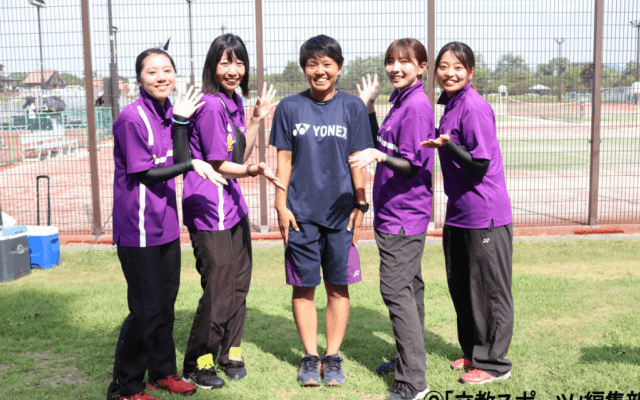 【ソフトテニス部女子】早大撃破でインカレ４強入り！合言葉は「岩手、鬼暑いけど頑張っちゃお～」