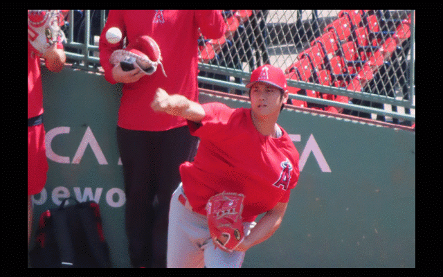 【MLB】大谷がブルペンで50球　7～8分の力で129キロ目処、 感覚とスピードは「大体一致」