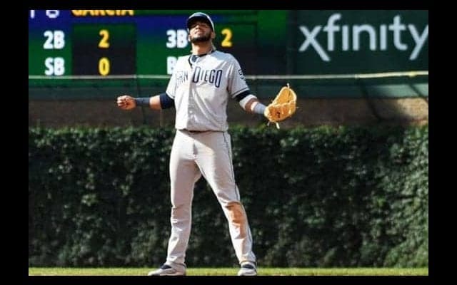 【MLB】驚異の跳躍力…安打をもぎとったパドレス新星の好守にファン歓喜「スーパーエクセレント」
