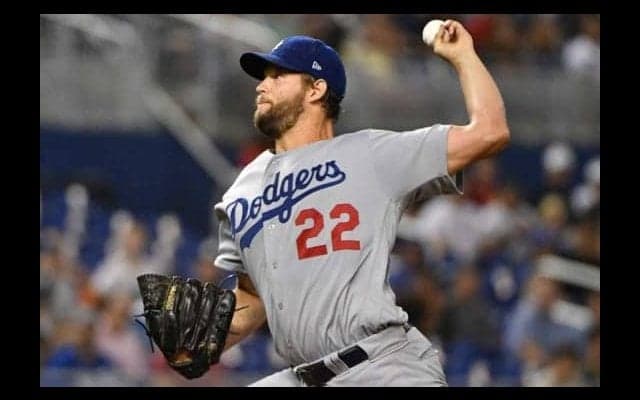 【MLB】ド軍カーショー、初回から圧巻の7者連続奪三振！　4回で早くも9奪三振の快投