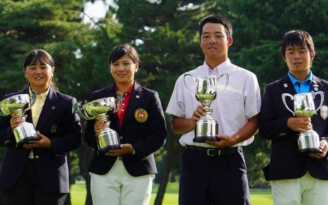 唐下明徒、吉沢己咲、梶谷翼、外園華蓮の優勝インタビュー／日本ジュニアゴルフ選手権
