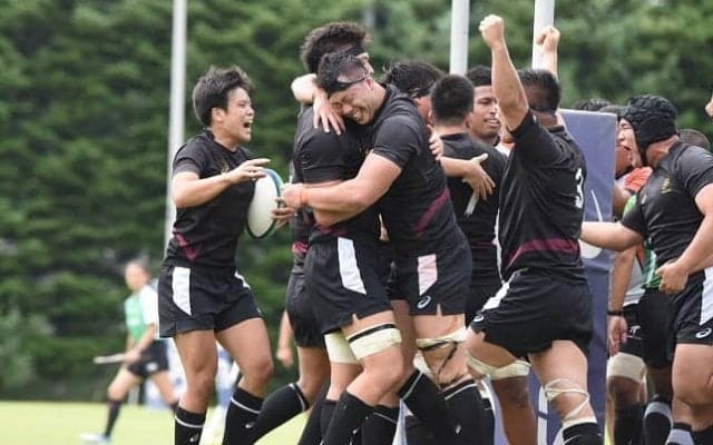 課題のスクラムで天理大に打ち勝ち、好感触をつかむ！