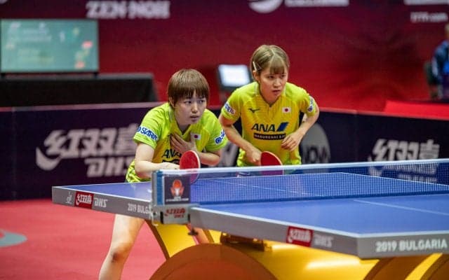 平野/芝田が同士討ちを制し、ベスト4＜卓球・ブルガリアオープン＞