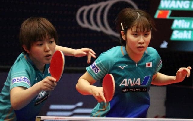 平野/芝田、決勝進出　中国ペアに完勝＜卓球・ブルガリアオープン＞