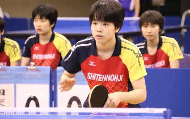 四天王寺、貫禄のストレート勝ち　7連覇に王手＜卓球・インターハイ2019　女子学校対抗＞