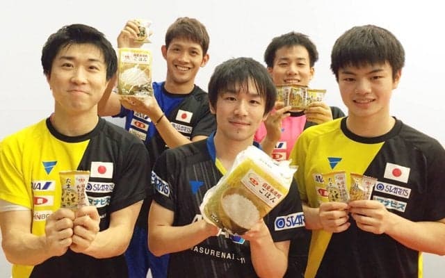 全農、卓球日本代表を“食”でサポート　ブルガリアOPで寿司PRも