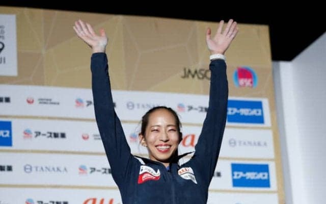 野口啓代「まだ夢のようで信じられない」。コンバインド女子決勝後の選手コメント／IFSCクライミング世界選手権2019八王子