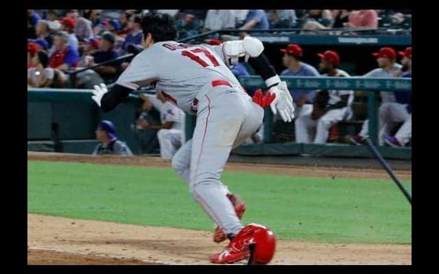 【MLB】大谷翔平の“快足内野安打”にエ軍OBの名物解説も驚嘆「飛ぶように駆け抜けた」