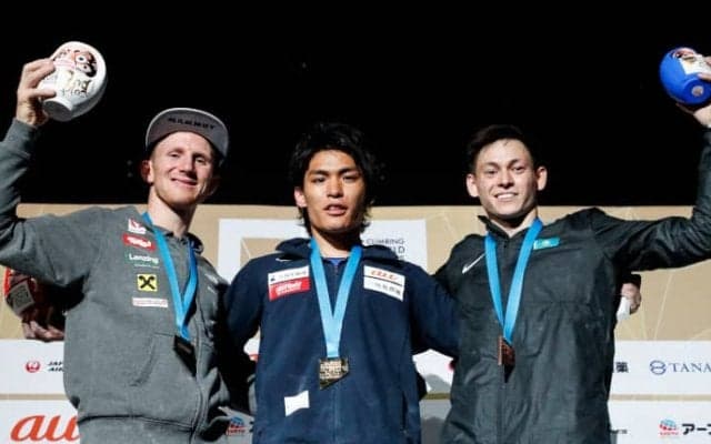 楢崎智亜が五輪代表内定！抜群の安定感で他を圧倒／IFSCクライミング世界選手権2019八王子【コンバインド男子決勝】
