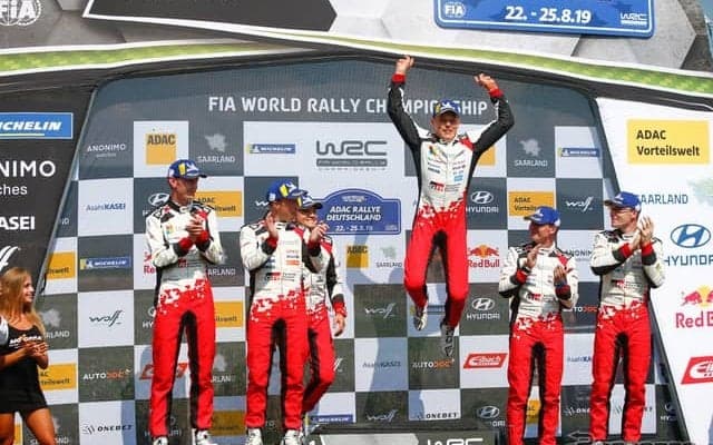 【WRC 第10戦】トヨタが現体制で初の1-2-3フィニッシュ、タナク今季5勝目…勝田貴元“トップ戦線初陣”のドイツ戦は10位