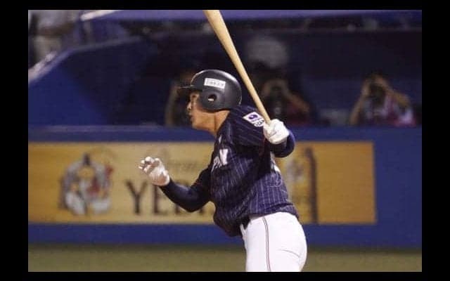 【侍J壮行試合】高校日本代表・4番石川の2点適時打で逆転！　早くも3安打の大活躍