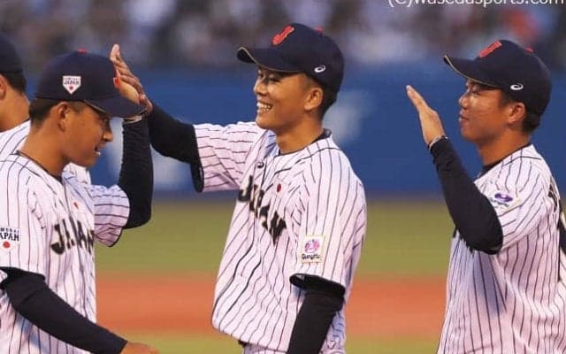 早川、直球で攻め切り２奪三振　大学生の実力を見せつける