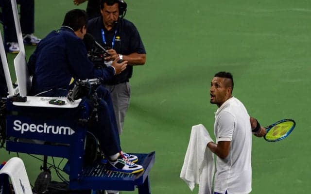 キリオス、暴言で警告をうけるも全米OP1回戦を快勝「今夜はパブに行くよ」