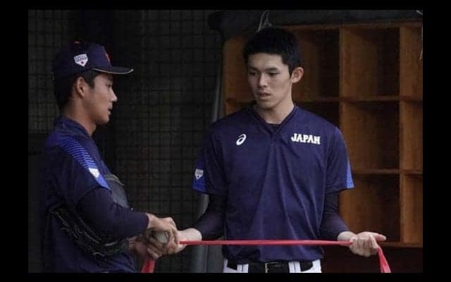 【U-18W杯】侍Jが開幕前日練習　佐々木と奥川は別メニュー「毎日状態を見ながら」