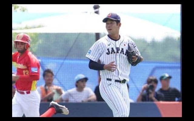 【U-18W杯】 日本まさか…スペインに先制許し追う展開に　先発池田が4回に2点適時三塁打浴びる