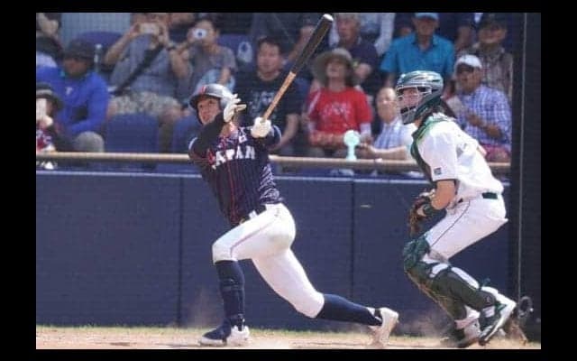 【U-18W杯】日本、西純矢がチーム初本塁打！ DH抜擢に応える3ランで大量8点のリード