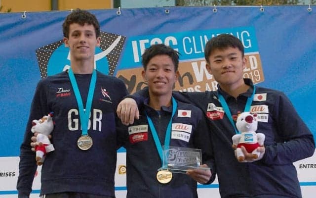 百合草碧皇が初出場初優勝！日本勢がさらに金1、銀1、銅2を獲得／IFSC世界ユース選手権2019【ボルダリング／ユースA男女＆ジュニア女子】