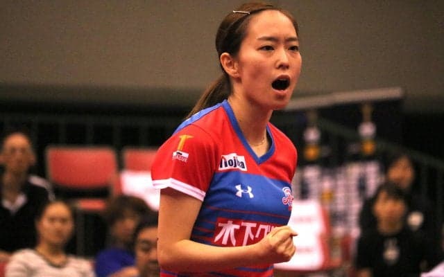 石川佳純、開幕3連勝　KA神奈川が首位キープ  ＜卓球・Tリーグ＞