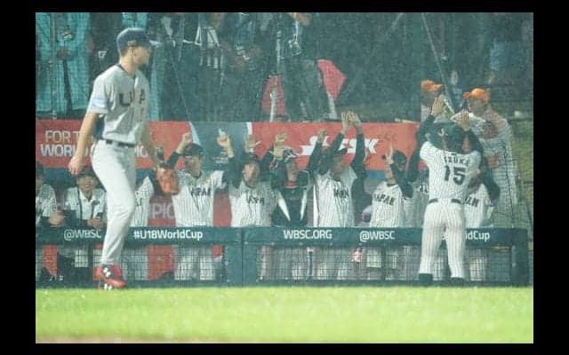 【U-18W杯】日本、2イニング連続打者一巡！　打線爆発で4連覇中の米国を10点リード