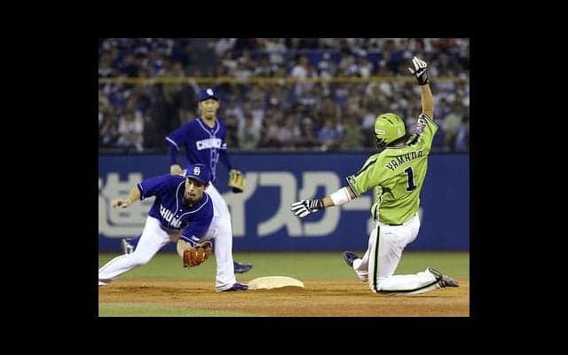 山田哲人の失敗ゼロの盗塁術。今永昇太は「まるで幽霊」とお手上げ