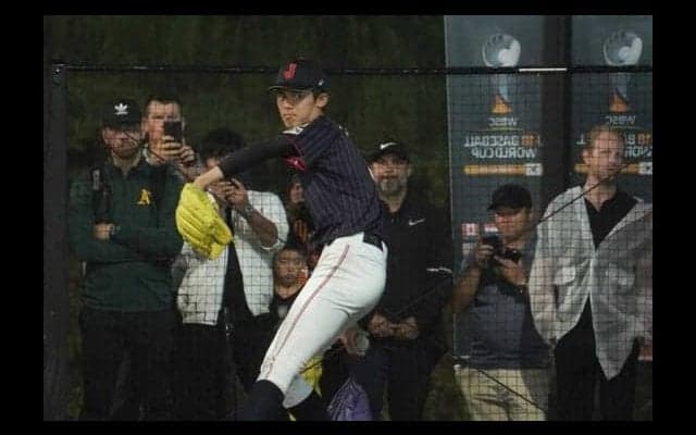 【U-18W杯】佐々木朗希がブルペン投球再開！　MLBスカウトも熱視線の中、約90球の熱投