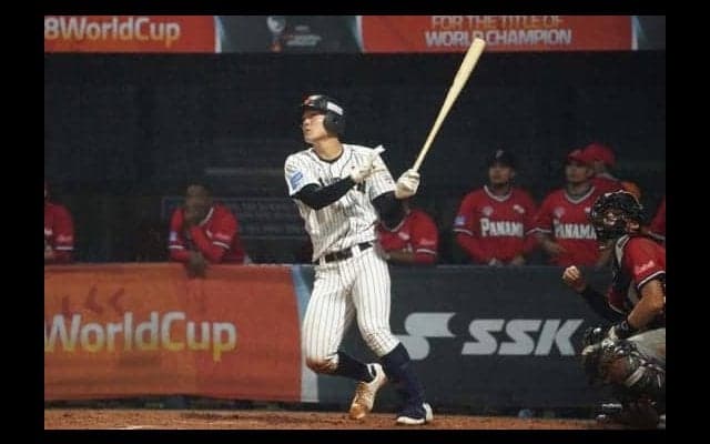 【U-18W杯】日本、4番石川の1号3ランで勝ち越しに成功！　台湾勝利でSR進出も決定