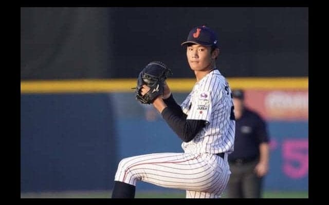 【U-18W杯】奥川恭伸、初回から全開！　最速152キロで3奪三振の快投、立ち上がりは無失点