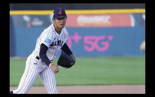 【U-18W杯】奥川恭伸、2回で早くも6奪三振！　最速152キロ、アウト全てが三振