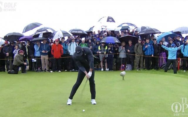 【動画】スローで見るブルックス・ケプカのアイアンショット（全英OP19）