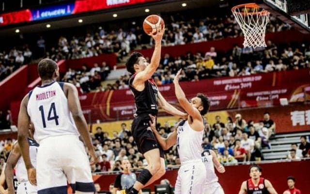 馬場雄大、アメリカを相手に入魂のプレーで18得点「経験を埋めれば絶対に戦える」