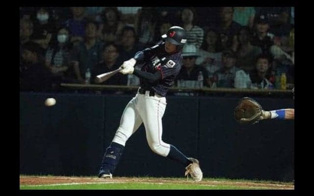 【U-18W杯】日本、7回に待望の先制点！　代打・熊田＆水上の適時打で2点リード