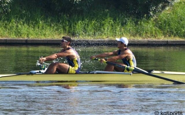【ボート部】　 男子舵手なしペアが準決勝進出！