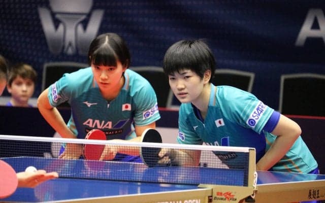 エリアカペア・木原/長﨑　オールストレートで決勝へ＜アジアジュニア＆カデット卓球選手権大会＞