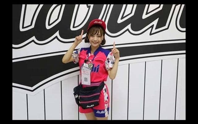 【ロッテ売り子名鑑】目指すは“レジェンド”との1-2フィニッシュ　元野球部マネの2年目ななさん