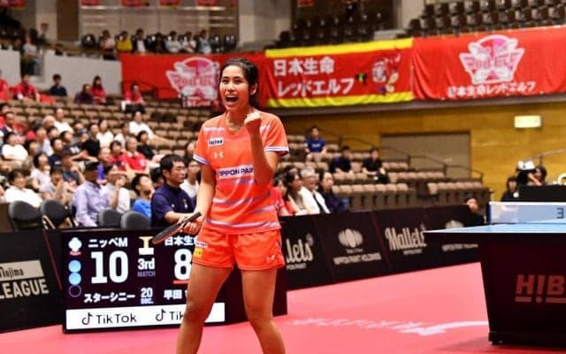 スターシニー、早田ひなを下す　ニッペMがリベンジ＜卓球・Tリーグ結果速報＞