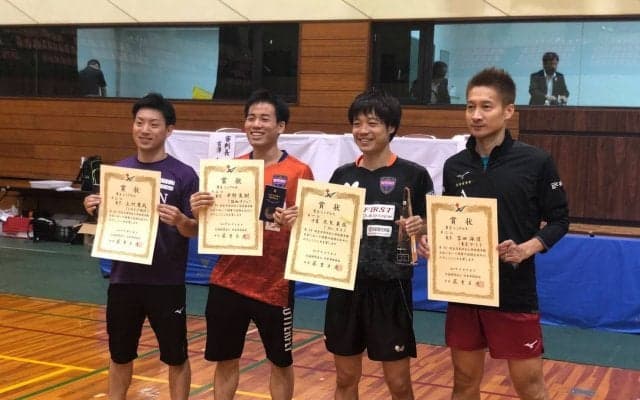 大矢英俊「本当に嬉しい」　ベテラン対決制し初優勝＜全日本社会人卓球選手権＞