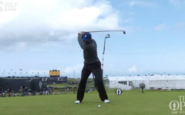 【動画】タイガー・ウッズのスイングをスローでチェック（全英オープン2019）