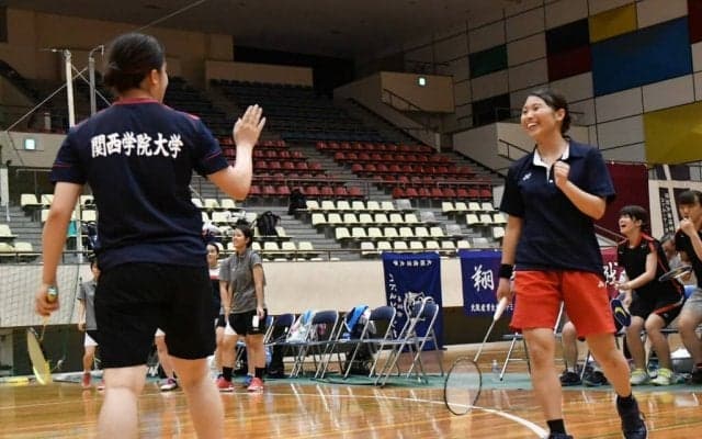 【バドミントン女子】秋季リーグ武庫女大に苦戦しながらも勝利！