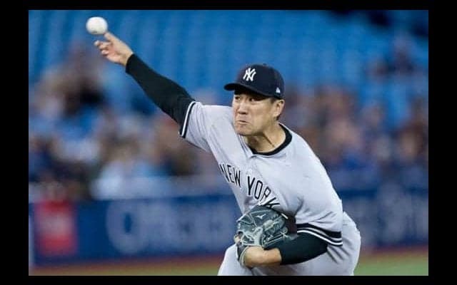 【MLB】田中将大、11勝目が消滅　5回4失点で降板、リリーフまさかのボークで同点